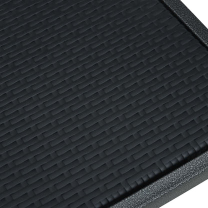 3Dílný Zahradní Jídelní Set Černý