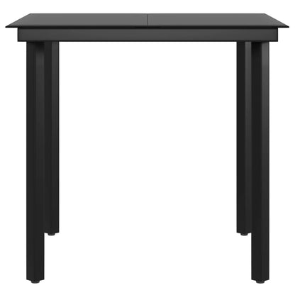 5Dílný Zahradní Jídelní Set S Poduškami Béžový A Černý