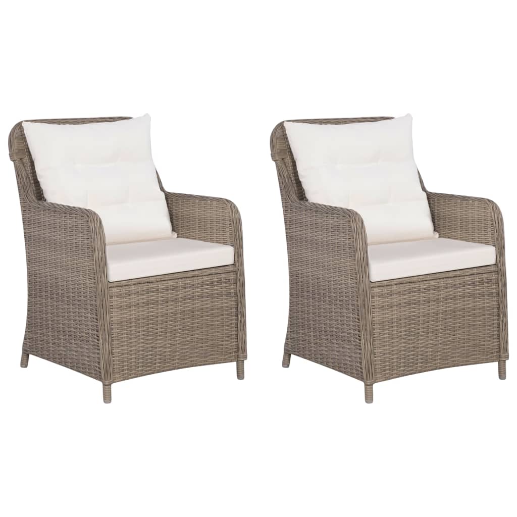 3Dílný Zahradní Jídelní Set Hnědý