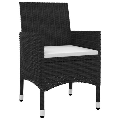 7Dílný Zahradní Jídelní Set S Poduškami Polyratan A Sklo