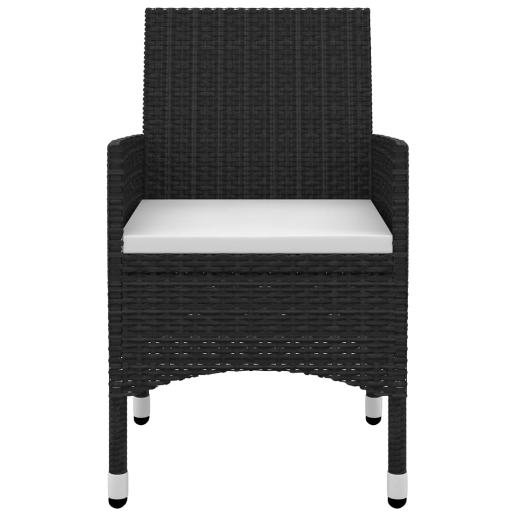 7Dílný Zahradní Jídelní Set S Poduškami Polyratan A Sklo