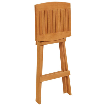 5Dílný Skládací Barový Set Masivní Teakové Dřevo