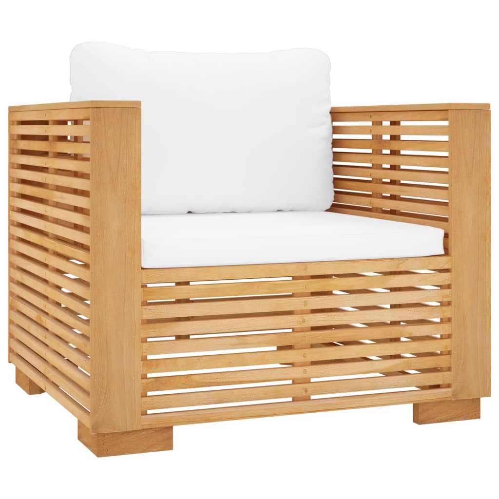 5Dílná Zahradní Sedací Souprava S Poduškami Masivní Teak