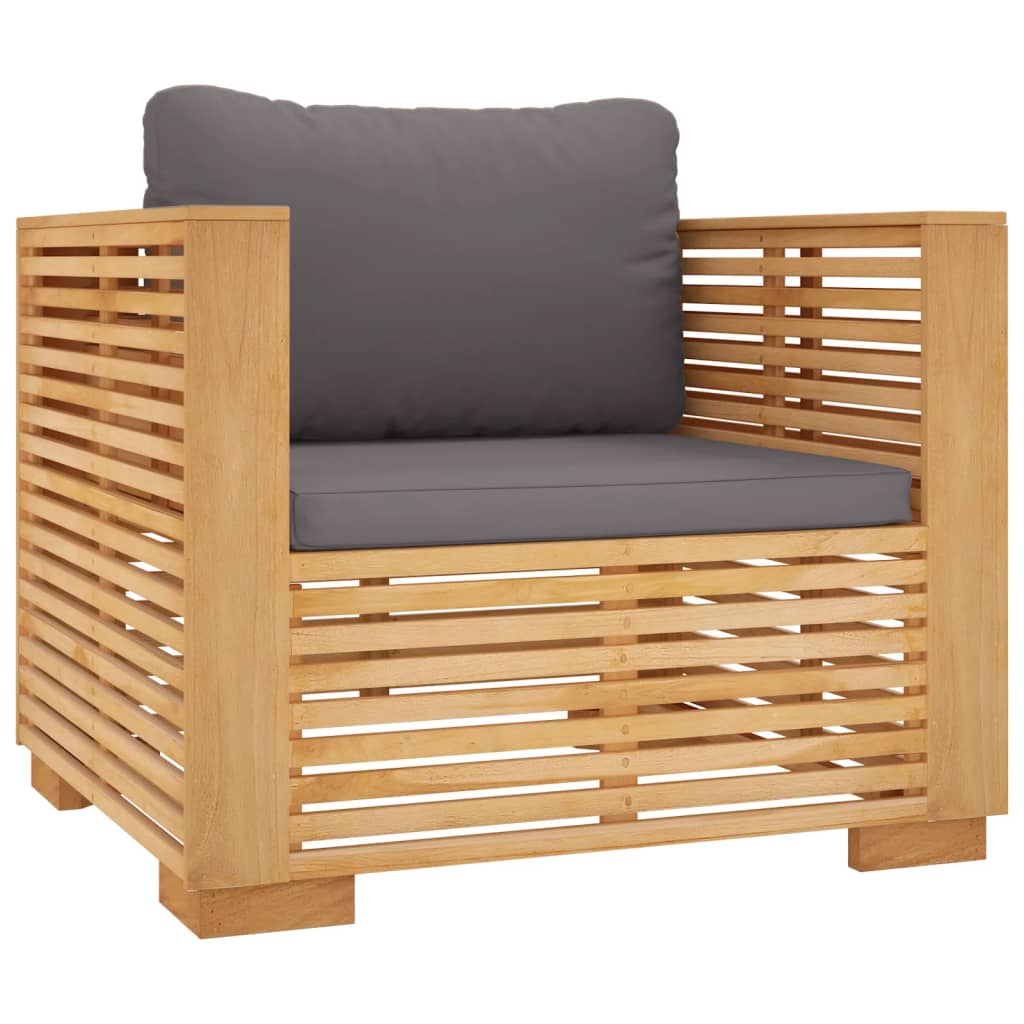 5Dílná Zahradní Sedací Souprava S Poduškami Masivní Teak