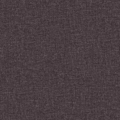 Polohovací Křeslo Tmavě Hnědé Textil