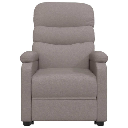 Polohovací Křeslo Taupe Textil