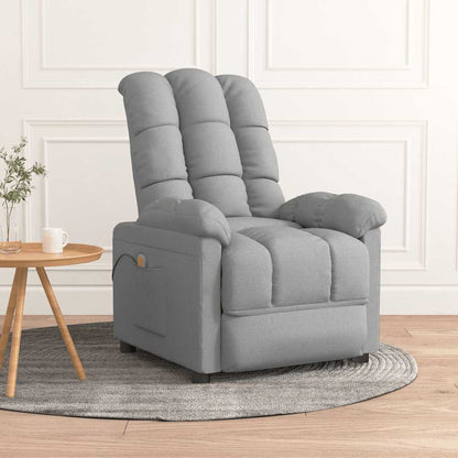 Masážní Křeslo Krémové Textil