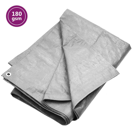 Plachta 180 G/M² 8 X 12 M Šedá Hdpe