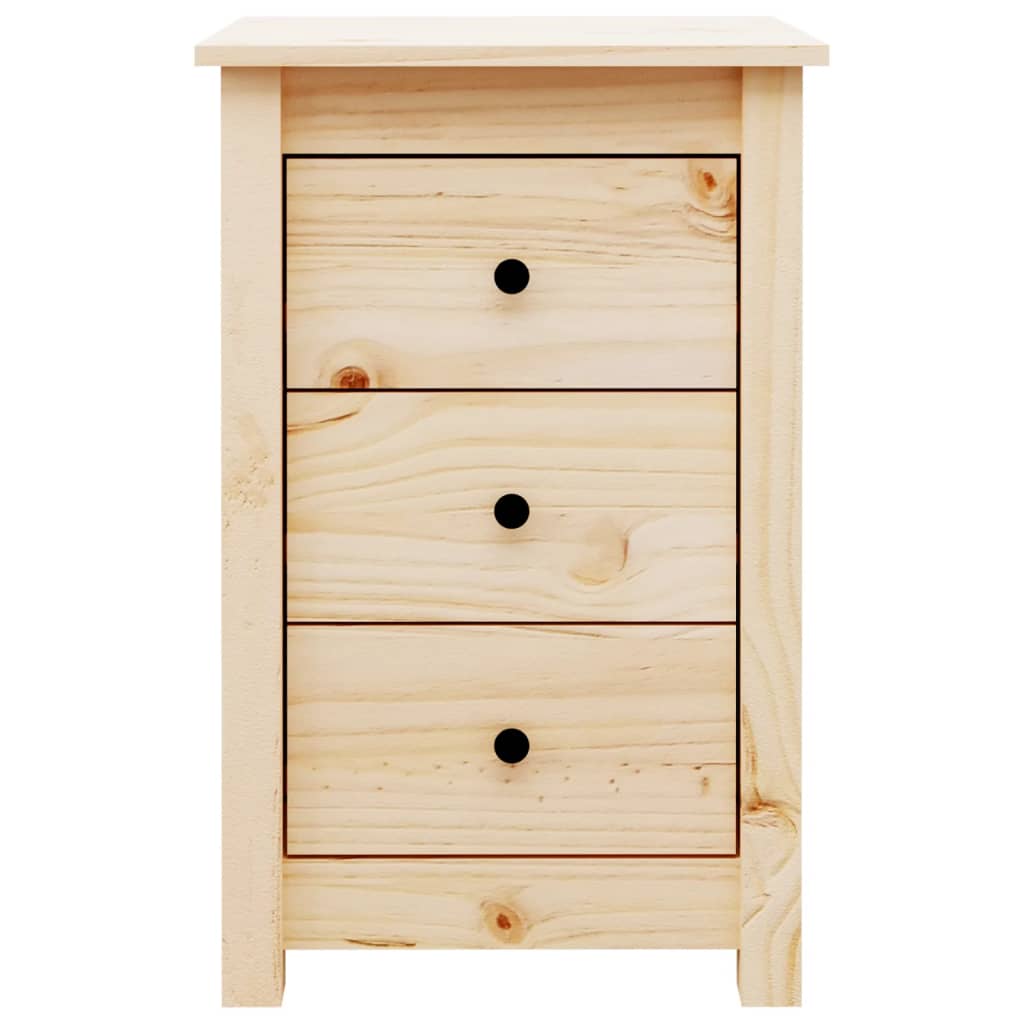 Noční Stolek 40 X 35 X 61,5 Cm Masivní Borové Dřevo