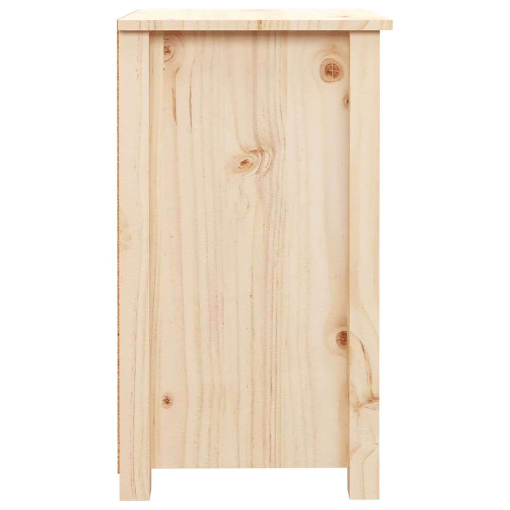 Noční Stolek 40 X 35 X 61,5 Cm Masivní Borové Dřevo