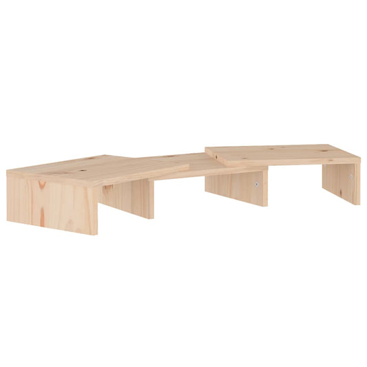 Stojan Na Monitor 60 X 24 X 10,5 Cm Masivní Borové Dřevo