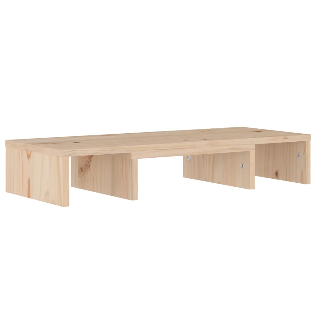 Stojan Na Monitor 60 X 24 X 10,5 Cm Masivní Borové Dřevo