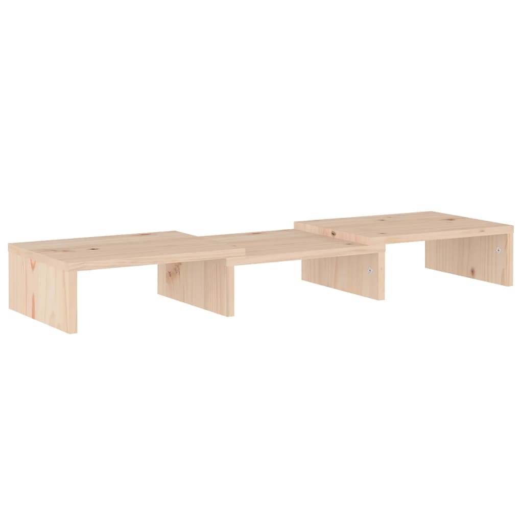 Stojan Na Monitor 60 X 24 X 10,5 Cm Masivní Borové Dřevo