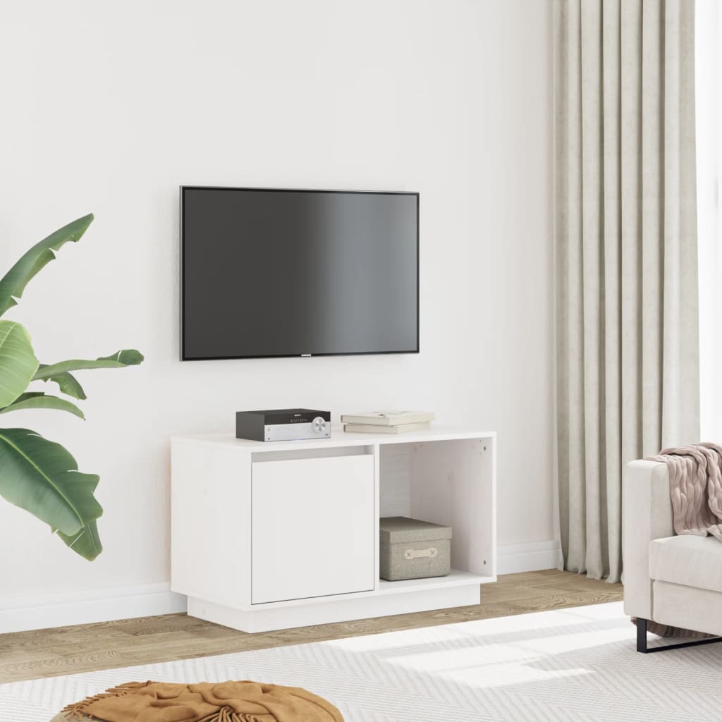 Tv Skříňka Medově Hnědá 74 X 35 X 44 Cm Masivní Borové Dřevo