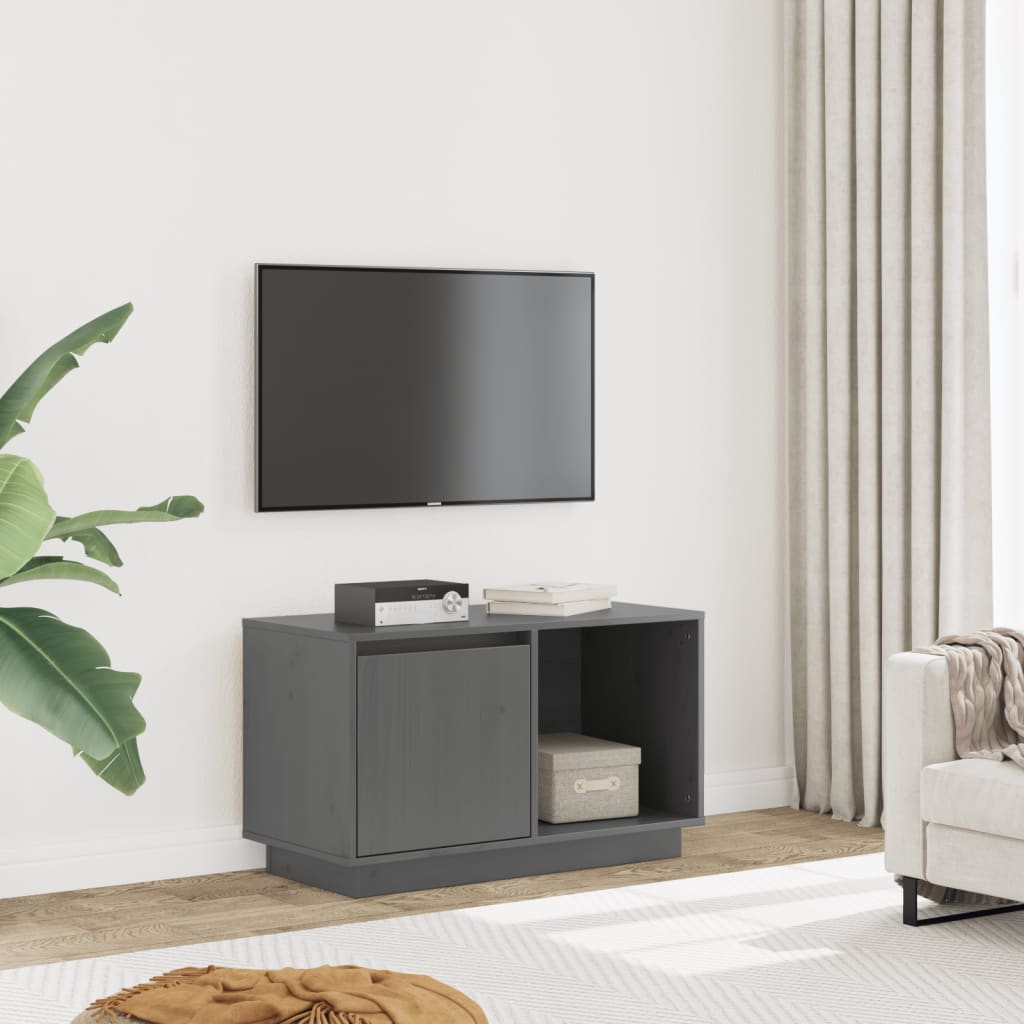 Tv Skříňka Medově Hnědá 74 X 35 X 44 Cm Masivní Borové Dřevo