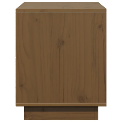 Tv Skříňka Medově Hnědá 74 X 35 X 44 Cm Masivní Borové Dřevo