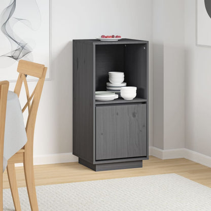 Příborník Medově Hnědý 38 X 35 X 80 Cm Masivní Borové Dřevo