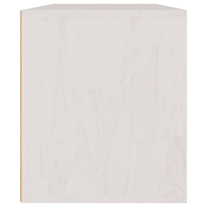 Tv Skříňky 3 Ks Bílé Masivní Borové Dřevo