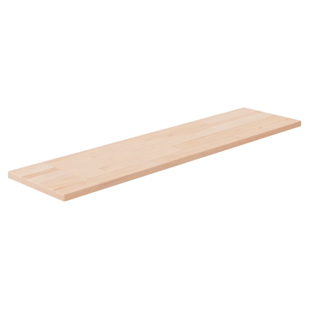 Policová Deska 80X20X1,5Cm Masivní Dubové Dřevo Bez Úprav