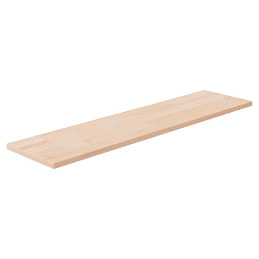 Policová Deska 80X20X1,5Cm Masivní Dubové Dřevo Bez Úprav