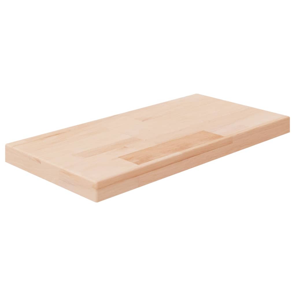 Policová Deska 80X20X1,5Cm Masivní Dubové Dřevo Bez Úprav