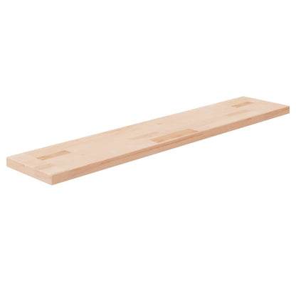 Policová Deska 80X20X1,5Cm Masivní Dubové Dřevo Bez Úprav