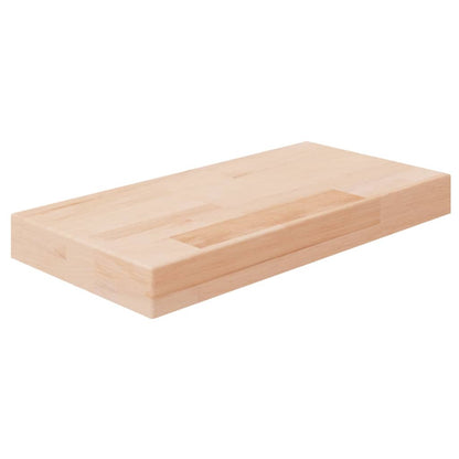 Policová Deska 80X20X1,5Cm Masivní Dubové Dřevo Bez Úprav