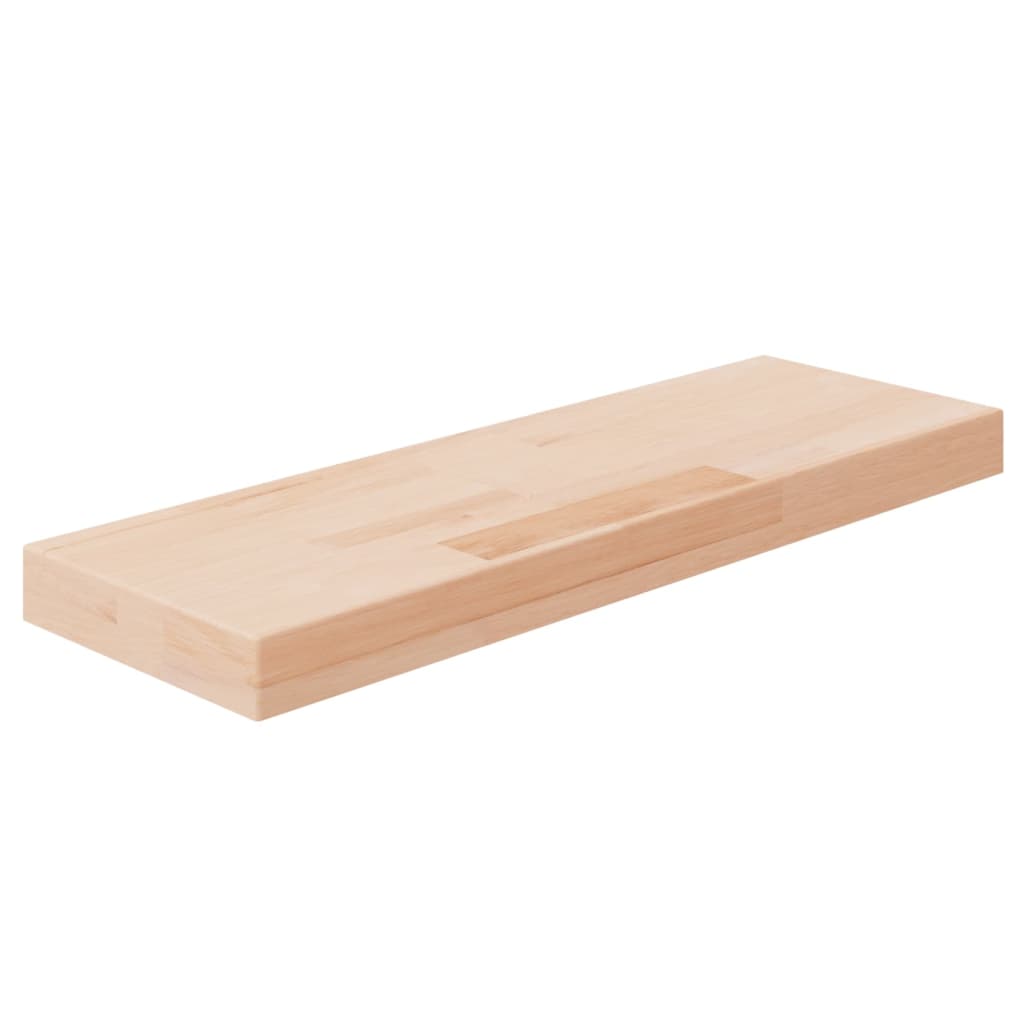 Policová Deska 80X20X1,5Cm Masivní Dubové Dřevo Bez Úprav