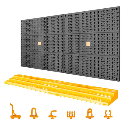 Stěna Na Nářadí 500 X 1 000 Mm 50 Háčků Pp