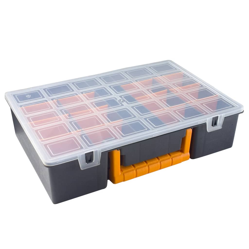 Boxy Na Součástky 2 Ks Odnímatelné Přepážky 360X250X85 Mm Pp