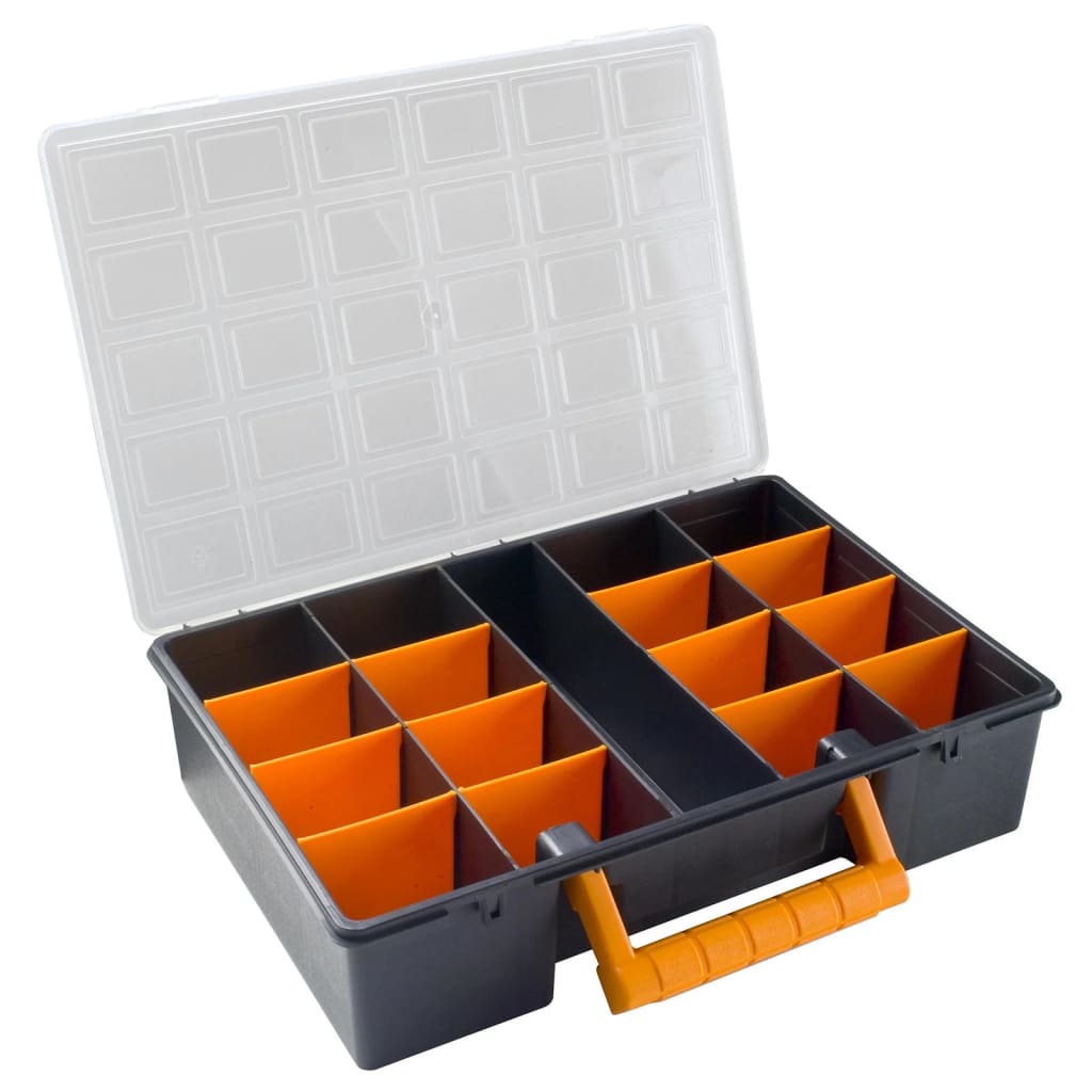 Boxy Na Součástky 2 Ks Odnímatelné Přepážky 360X250X85 Mm Pp