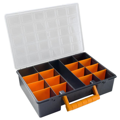 Boxy Na Součástky 2 Ks Odnímatelné Přepážky 360X250X85 Mm Pp