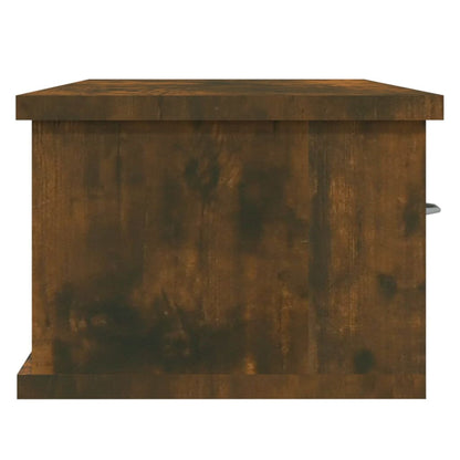 Nástěnná Skříňka Kouřový Dub 88 X 26 X 18,5 Cm Kompozitní Dřevo