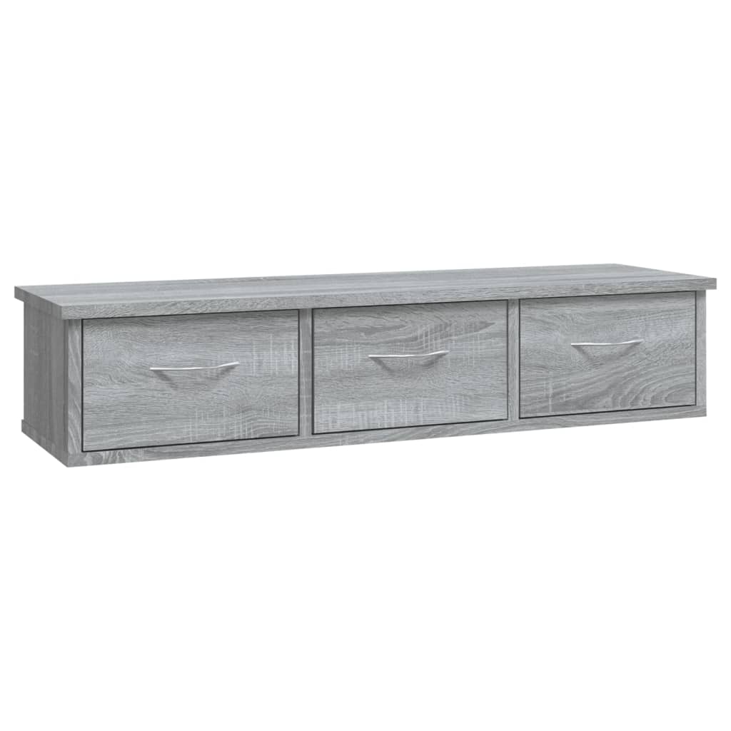 Nástěnná Skříňka Šedá Sonoma 88 X 26 X 18,5 Cm Kompozitní Dřevo