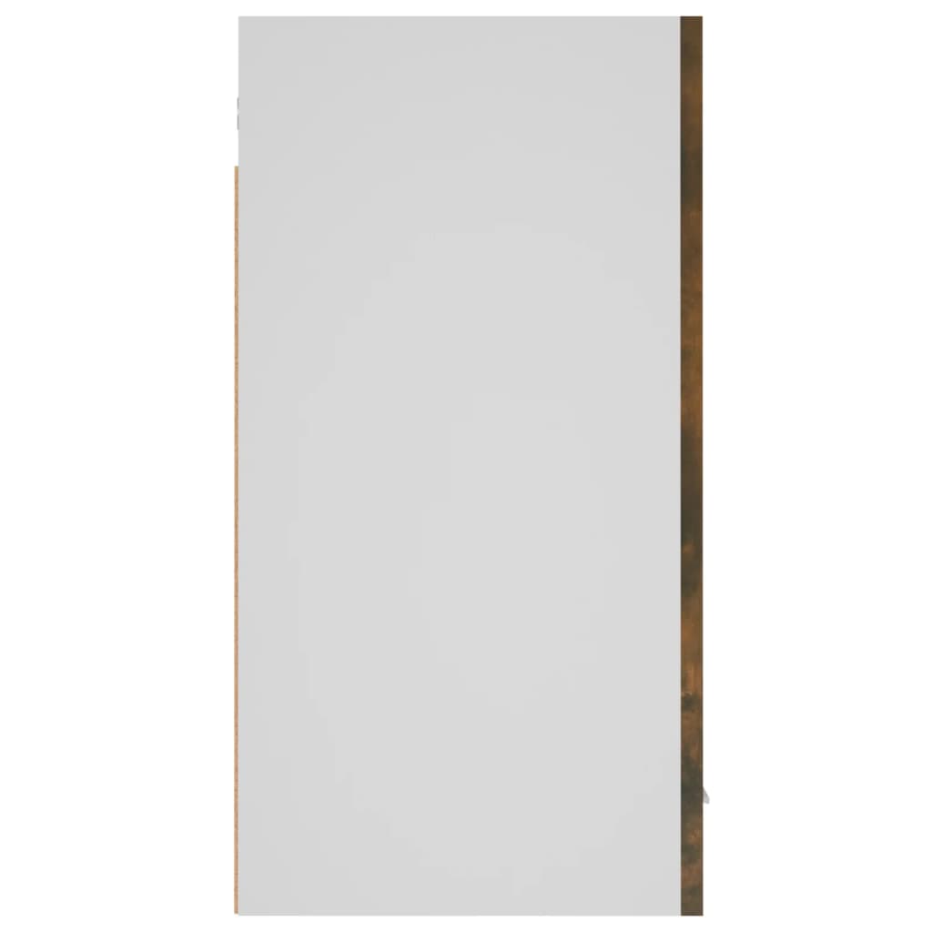 Závěsná Skříňka 60 X 31 X 60 Cm Kompozitní Dřevo Kouřový Dub