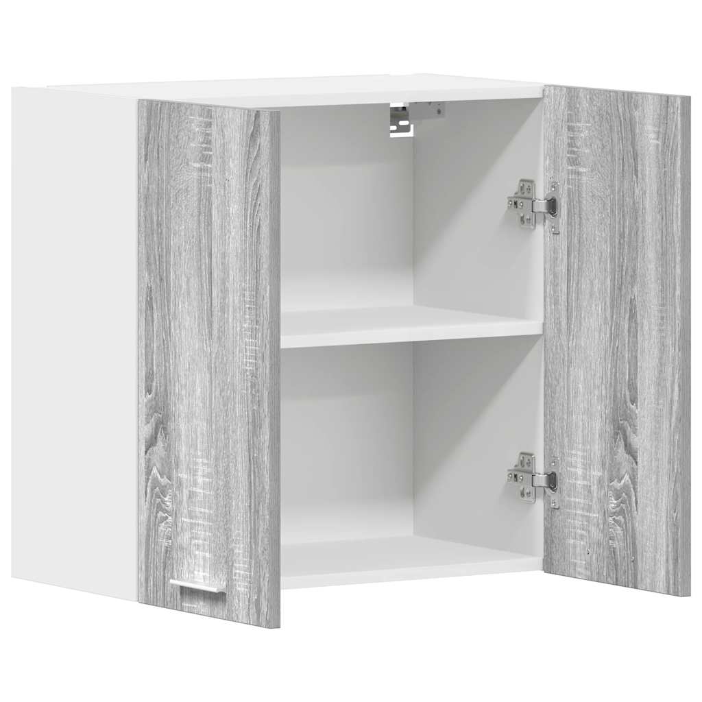 Závěsná Skříňka Lyon Šedá Sonoma 60X31X60 Cm Kompozitní Dřevo Šedá Sonoma