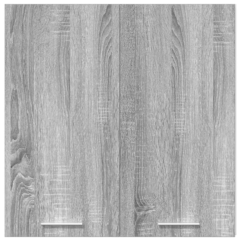 Závěsná Skříňka Lyon Šedá Sonoma 60X31X60 Cm Kompozitní Dřevo Šedá Sonoma