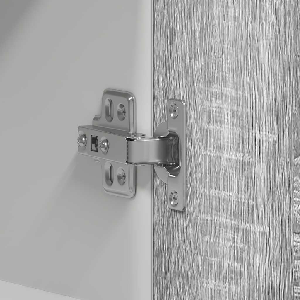 Závěsná Skříňka Lyon Šedá Sonoma 60X31X60 Cm Kompozitní Dřevo Šedá Sonoma