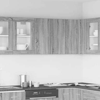 Závěsná Skříňka Lyon Šedá Sonoma 60X31X60 Cm Kompozitní Dřevo Šedá Sonoma