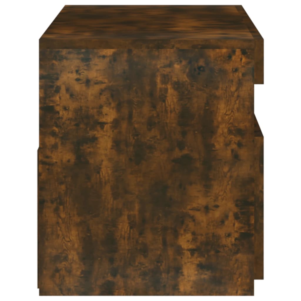 Tv Skříňka S Led Osvětlením Kouřový Dub 75 X 35 X 40 Cm