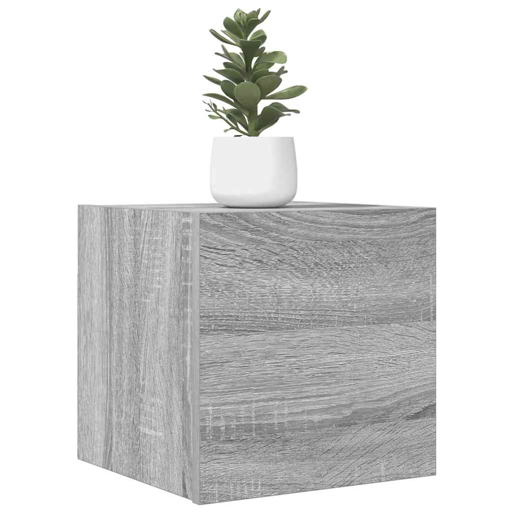 Nástěnné Tv Skříňky 2 Ks 30,5X30X30 Cm