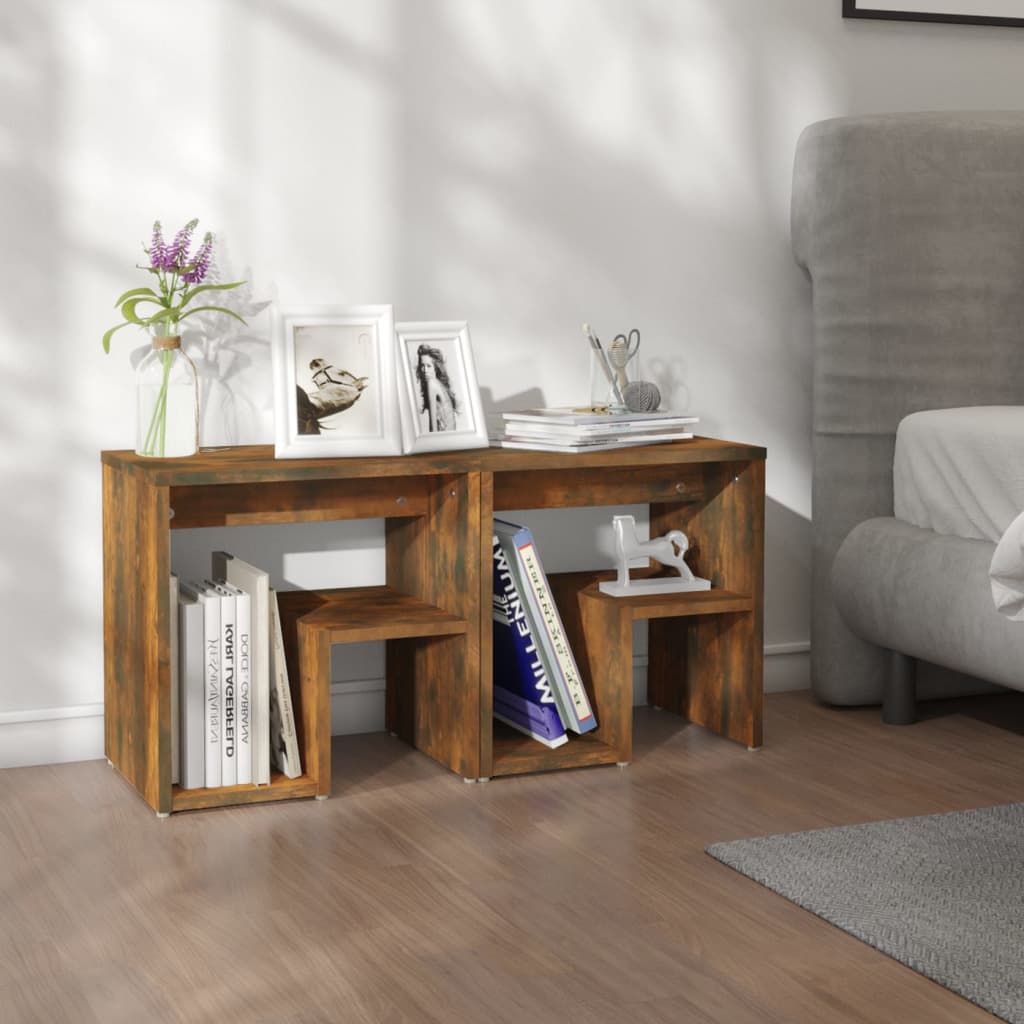 Noční Stolek 40 X 30 X 40 Cm Kompozitní Dřevo