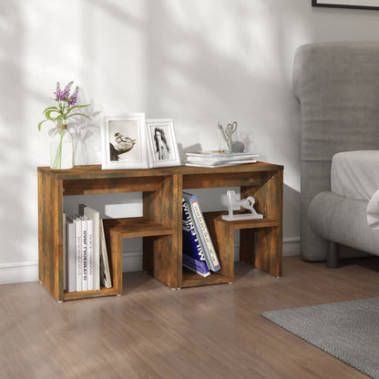 Noční Stolek 40 X 30 X 40 Cm Kompozitní Dřevo