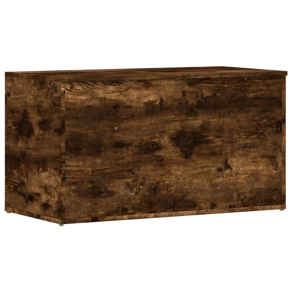 Úložná Truhla Kouřový Dub 84 X 42 X 46 Cm Kompozitní Dřevo
