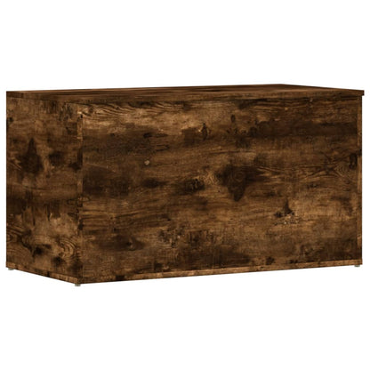 Úložná Truhla Kouřový Dub 84 X 42 X 46 Cm Kompozitní Dřevo
