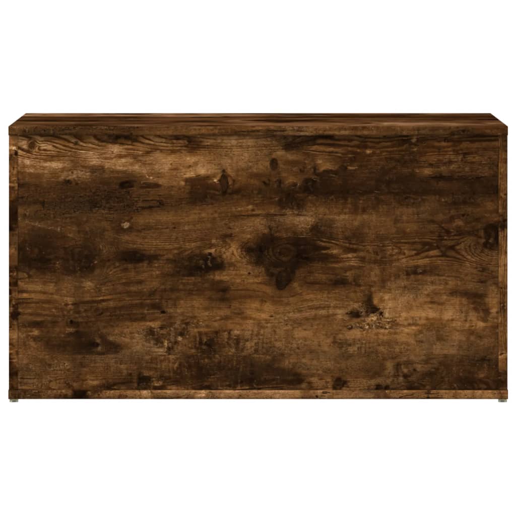 Úložná Truhla Kouřový Dub 84 X 42 X 46 Cm Kompozitní Dřevo