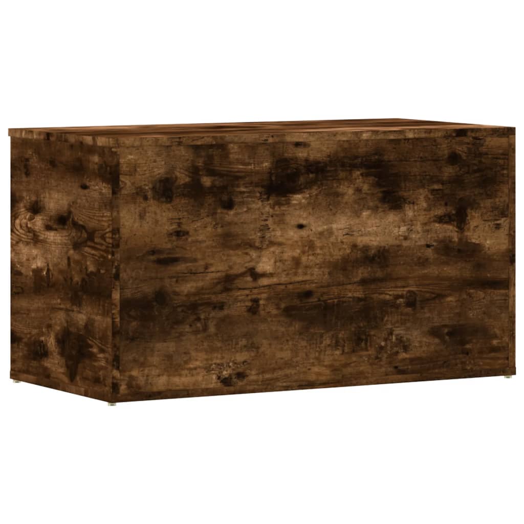 Úložná Truhla Kouřový Dub 84 X 42 X 46 Cm Kompozitní Dřevo
