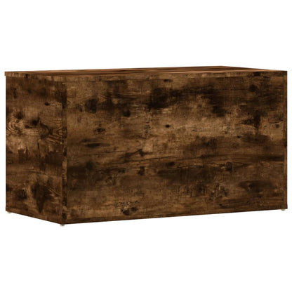 Úložná Truhla Kouřový Dub 84 X 42 X 46 Cm Kompozitní Dřevo