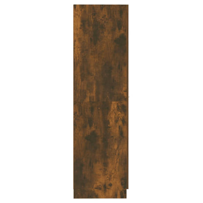 Výsuvná Skříňka S Přihrádkami Kouřový Dub 30 X 42,5 X 150 Cm