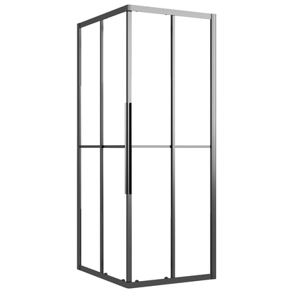 Sprchový Kout Napůl Mléčné Esg 90 X 70 X 180 Cm Černý